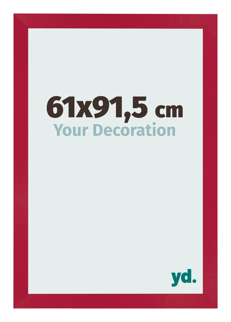 Bilderrahmen 61x91,5 cm - Rot - MDF - Bologna
