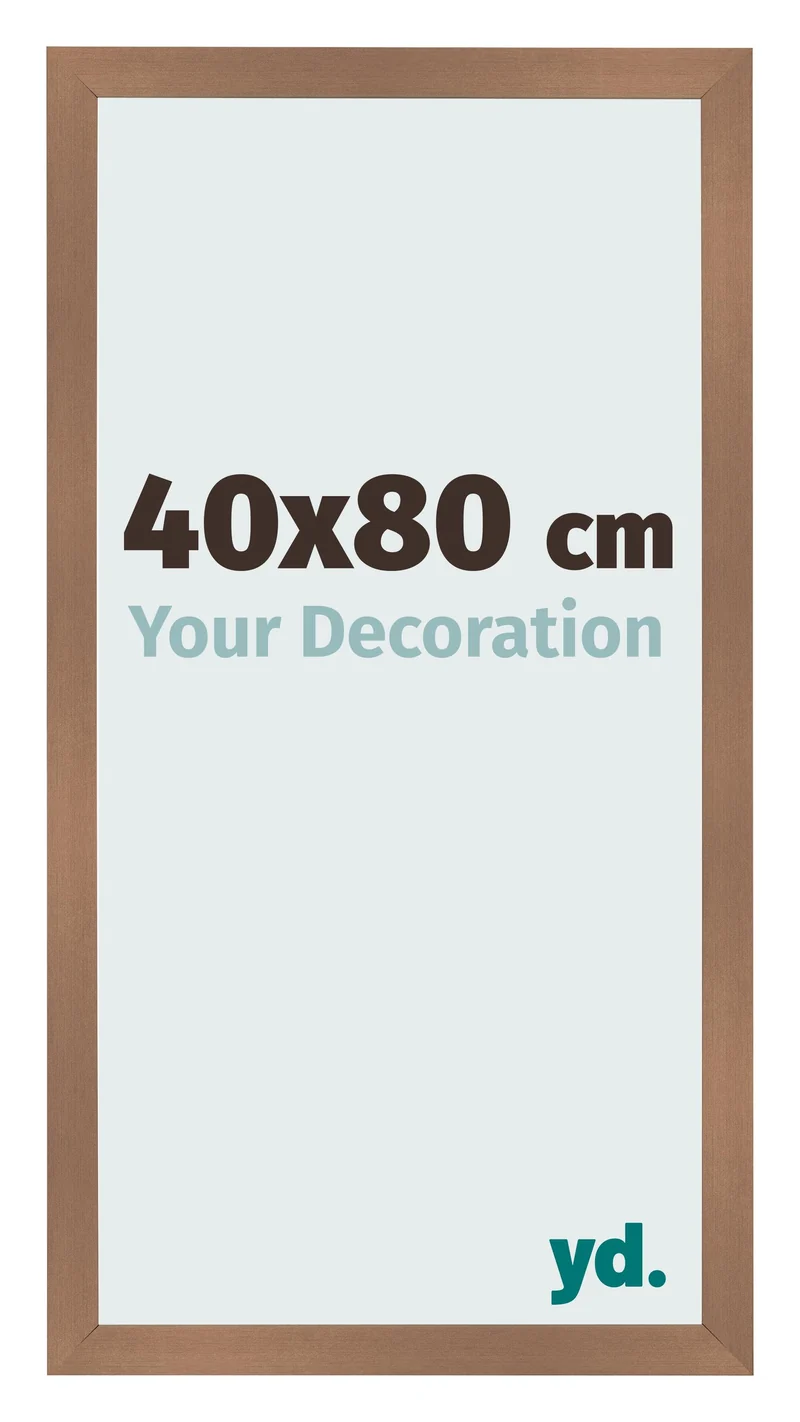 Bilderrahmen 40x80 cm - Kupfer Dekor - MDF - Bologna