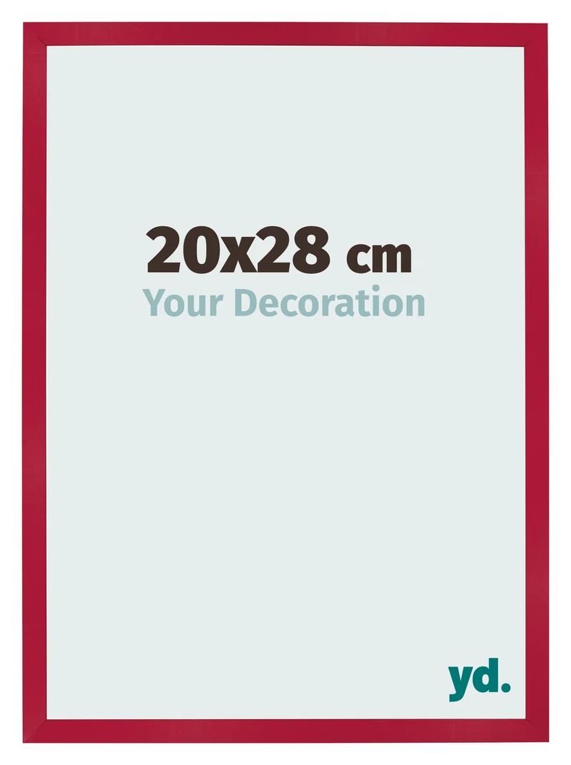 Bilderrahmen 20x28 cm - Rot - MDF - Bologna