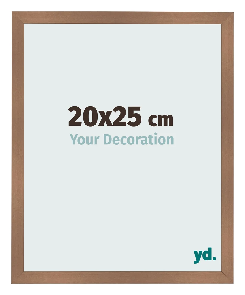 Bilderrahmen 20x25 cm - Kupfer Dekor - MDF - Bologna