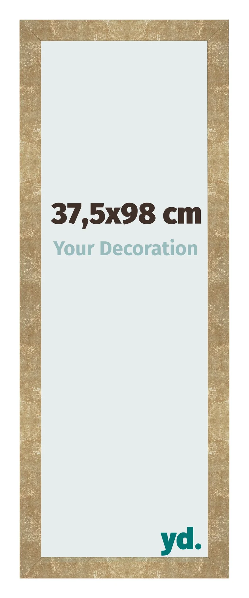 Bilderrahmen 37,5x98 cm - Gold Antik - MDF - Bologna