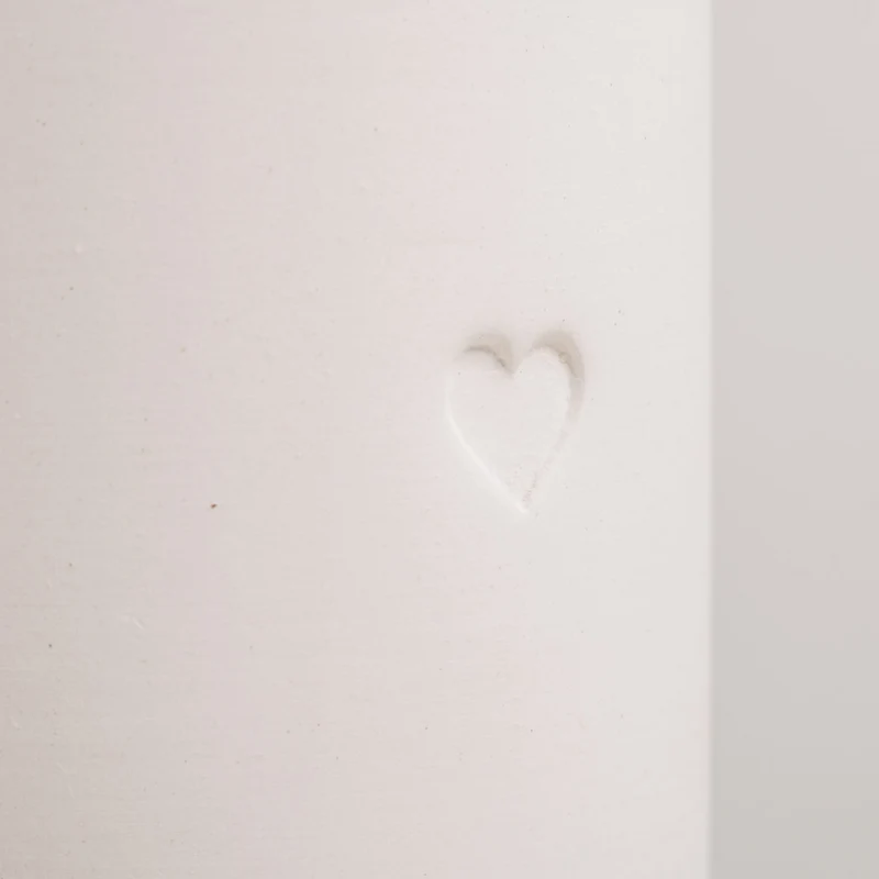Vase Keramik - S - mit Herz