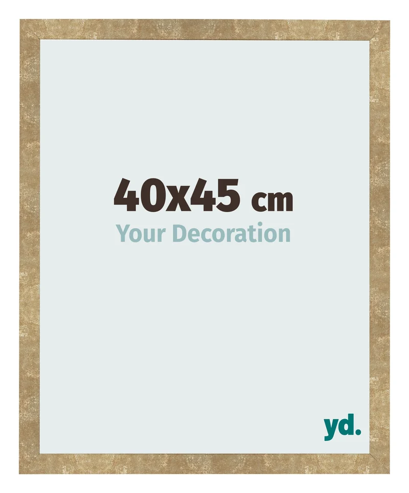Bilderrahmen 40x45 cm - Gold Antik - MDF - Bologna