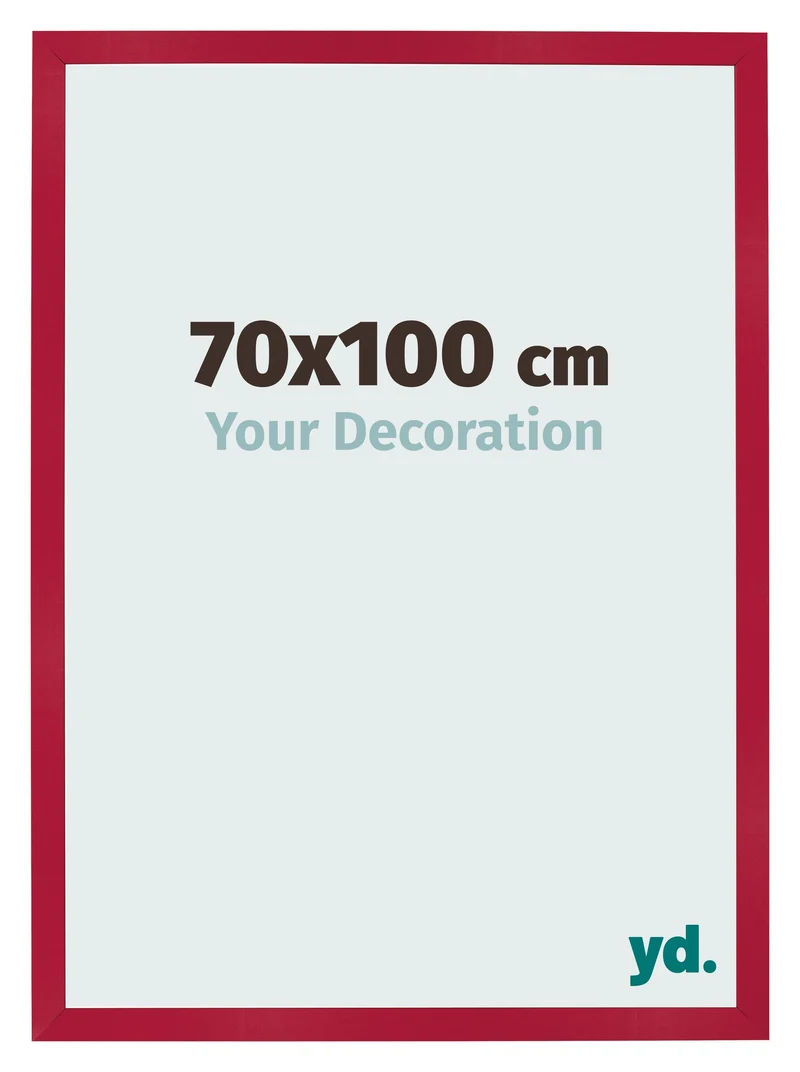 Bilderrahmen 70x100 cm - Rot - MDF - Bologna