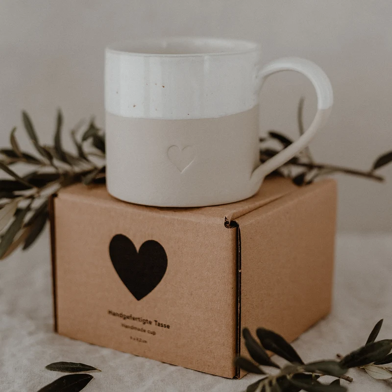 Tasse - groß - Herz