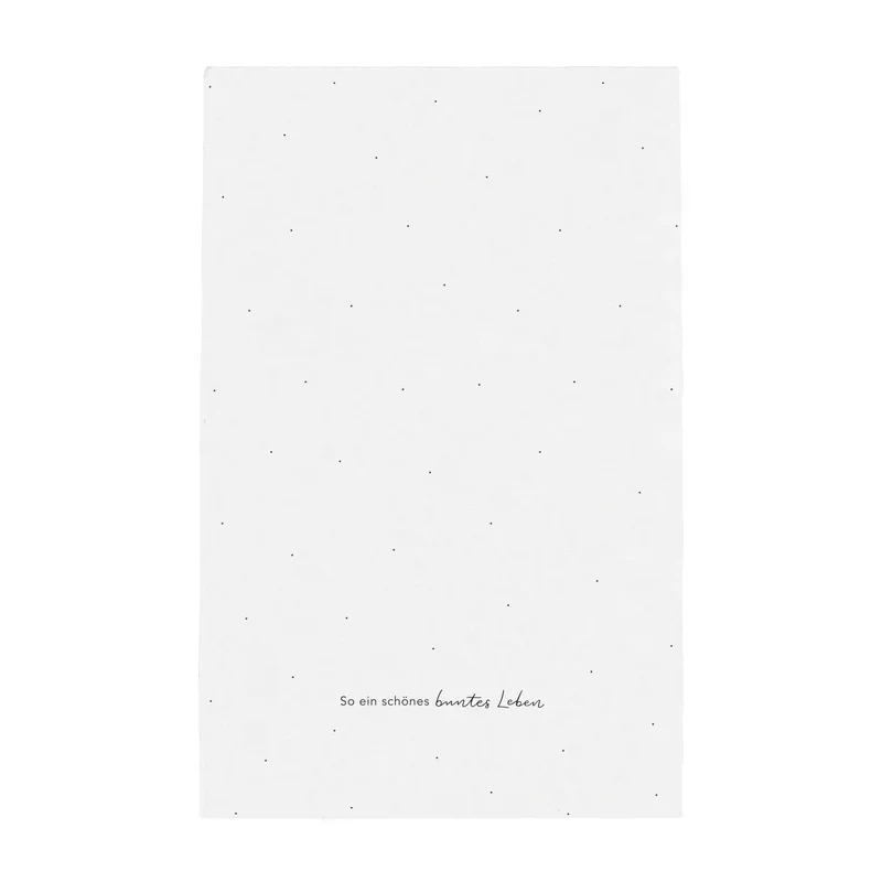 Geschirrtuch • 100% Leinen • Schönes buntes Leben