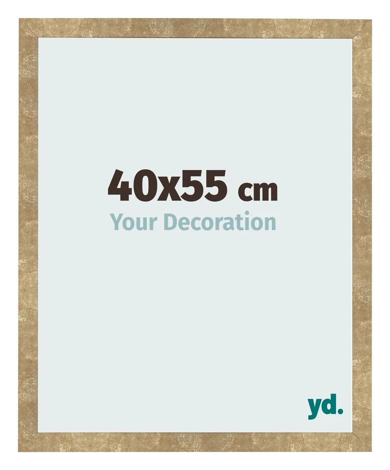 Bilderrahmen 40x55 cm - Gold Antik - MDF - Bologna