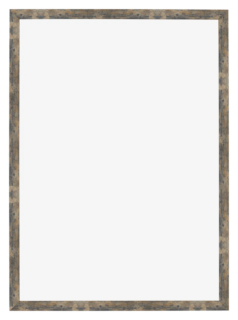 Bilderrahmen 49x68 cm - Blau Gold Meliert - MDF - Bologna