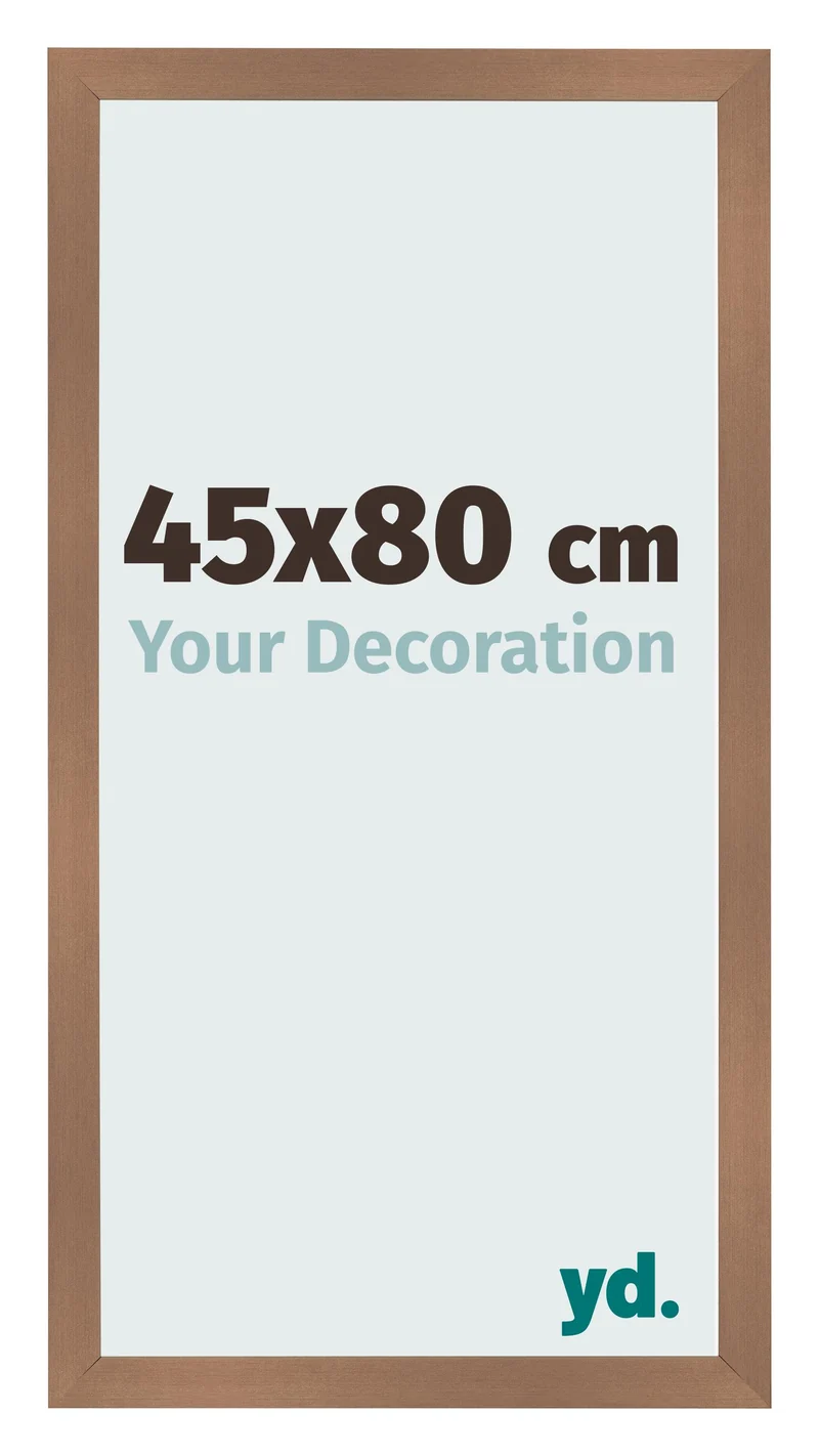 Bilderrahmen 45x80 cm - Kupfer Dekor - MDF - Bologna