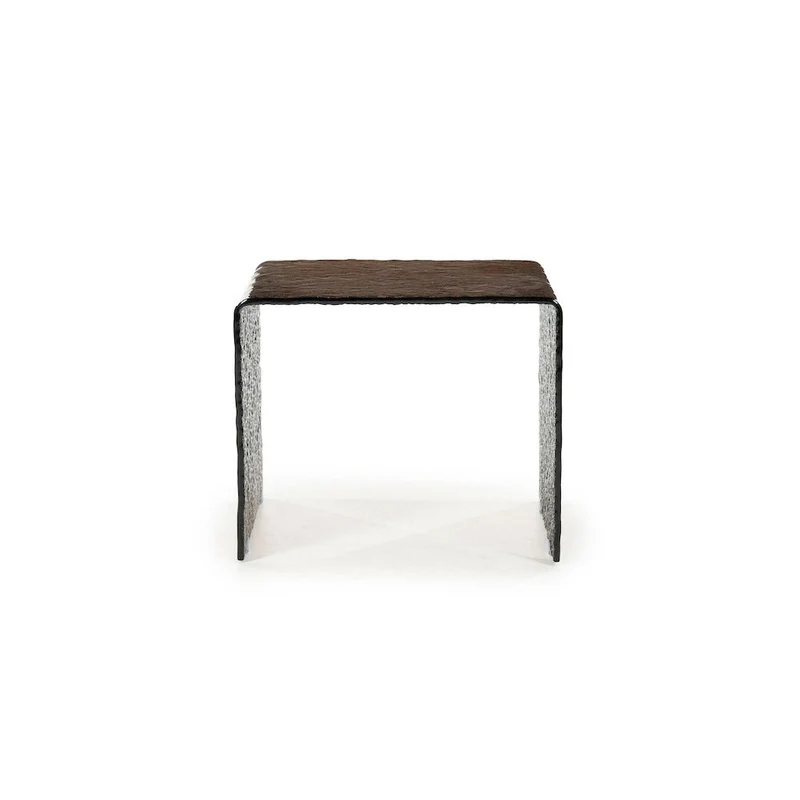 Beistelltisch Ripple Small Braun Glas - By-Boo