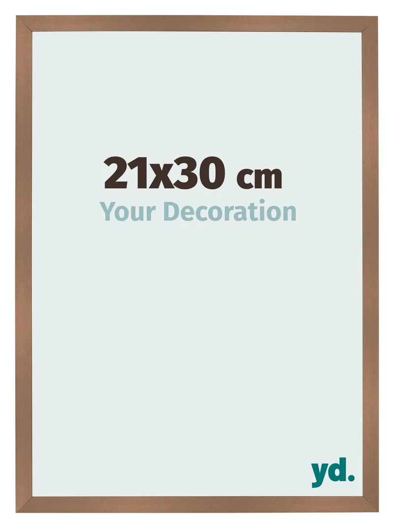 Bilderrahmen 21x30 cm - Kupfer Dekor - MDF - Bologna