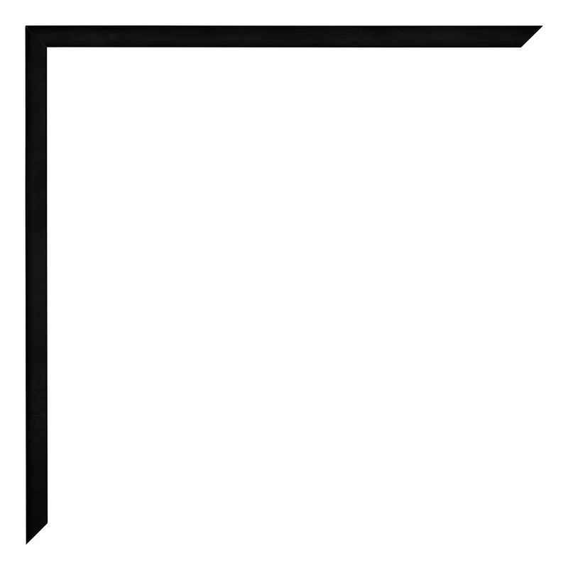 Bilderrahmen 30x60 cm - Schwarz Matt - Aluminium - Aurora