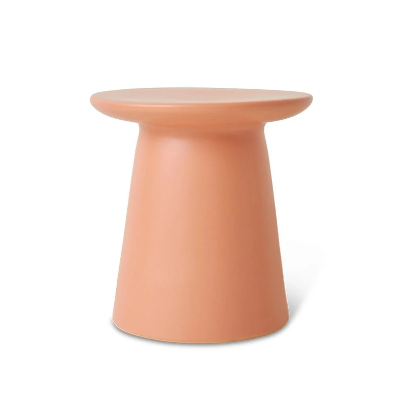 Beistelltisch Earthenware M Keramik Peach (40x40x43 cm) - HKliving