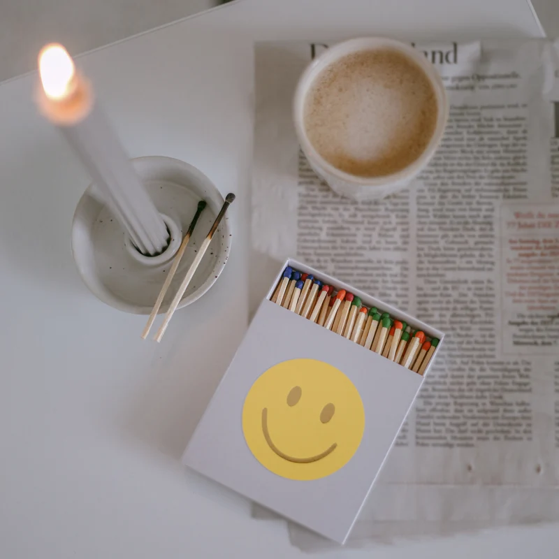 Streichhölzer • Smilie • Be Happy