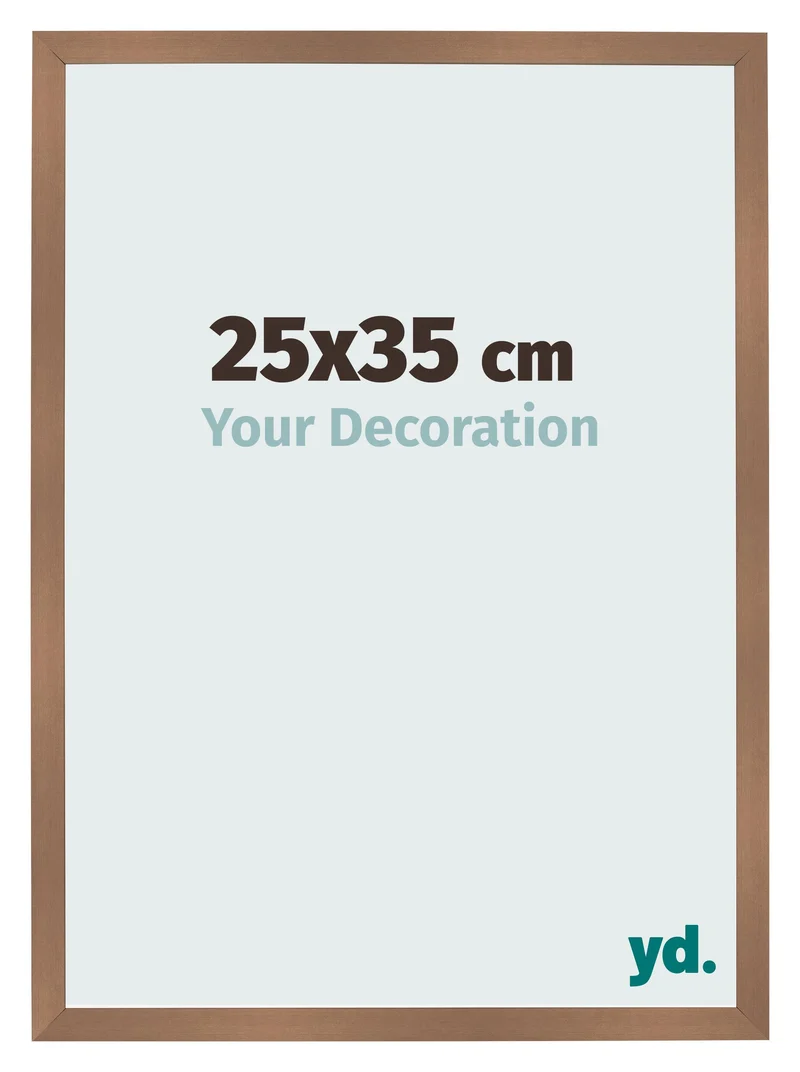 Bilderrahmen 25x35 cm - Kupfer Dekor - MDF - Bologna