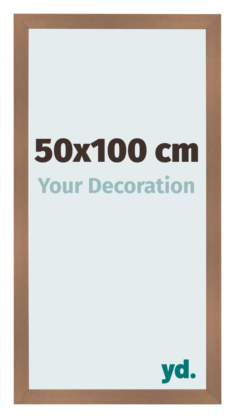 Bilderrahmen 50x100 cm - Kupfer Dekor - MDF - Bologna