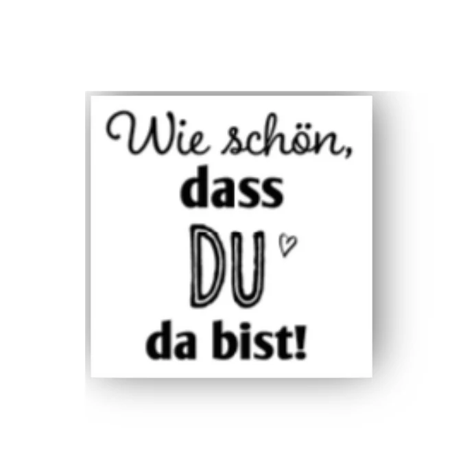 Papierserviette M • Wie schön, dass du da bist!