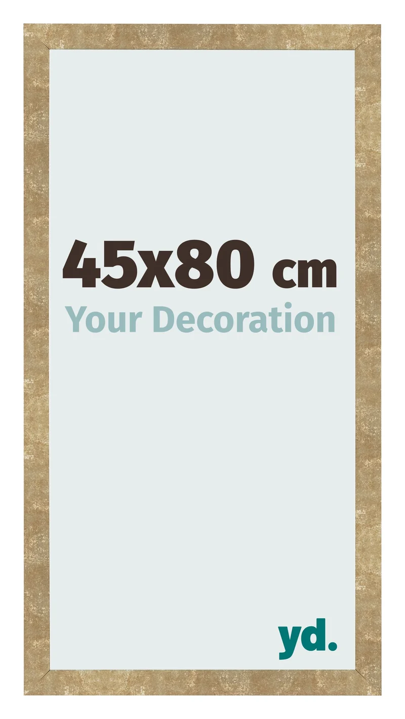 Bilderrahmen 45x80 cm - Gold Antik - MDF - Bologna