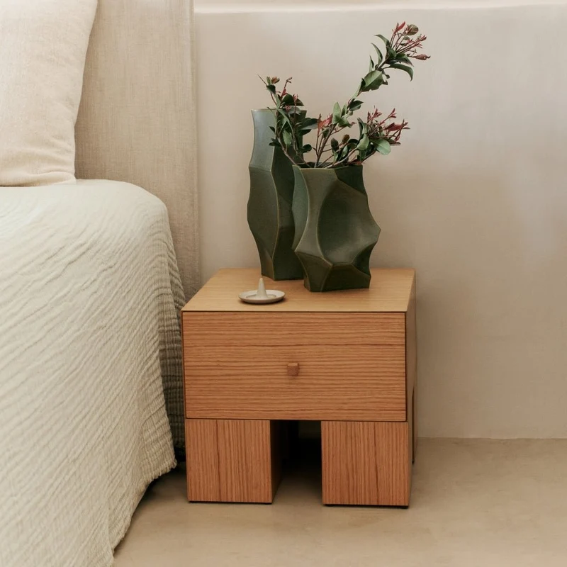 Vase Cueva Large Dark Sage - ferm LIVING