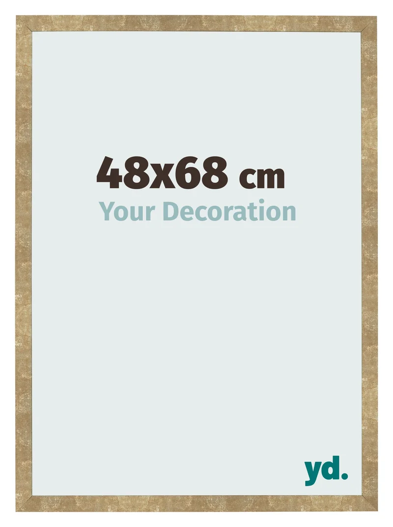Bilderrahmen 48x68 cm - Gold Antik - MDF - Bologna