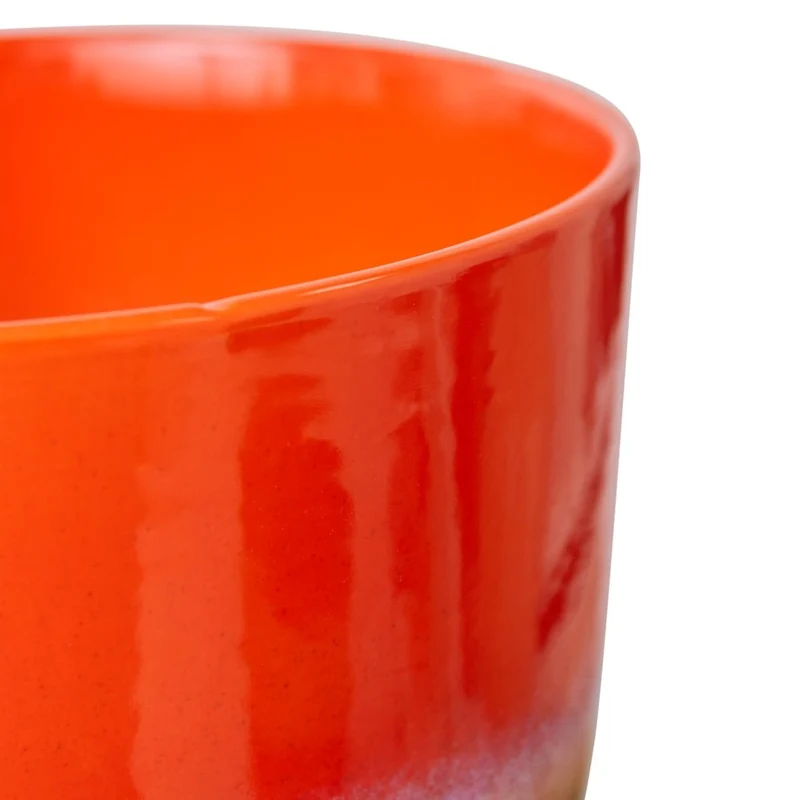 Blumentopf aus Keramik Retro Cherry Red - HKliving
