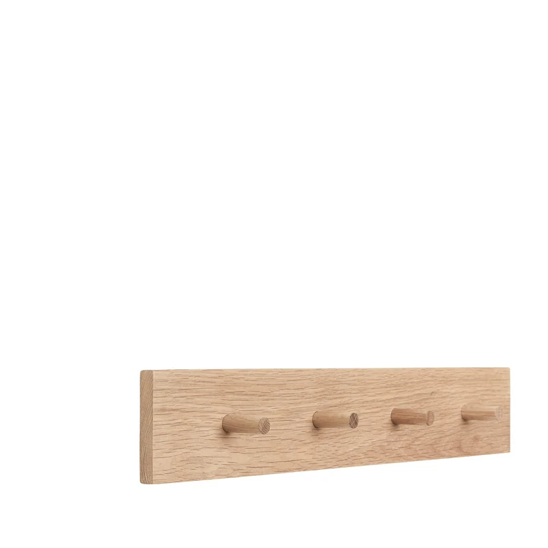 Wandgarderobe Folk aus Holz/Eiche medium - Hübsch Interior