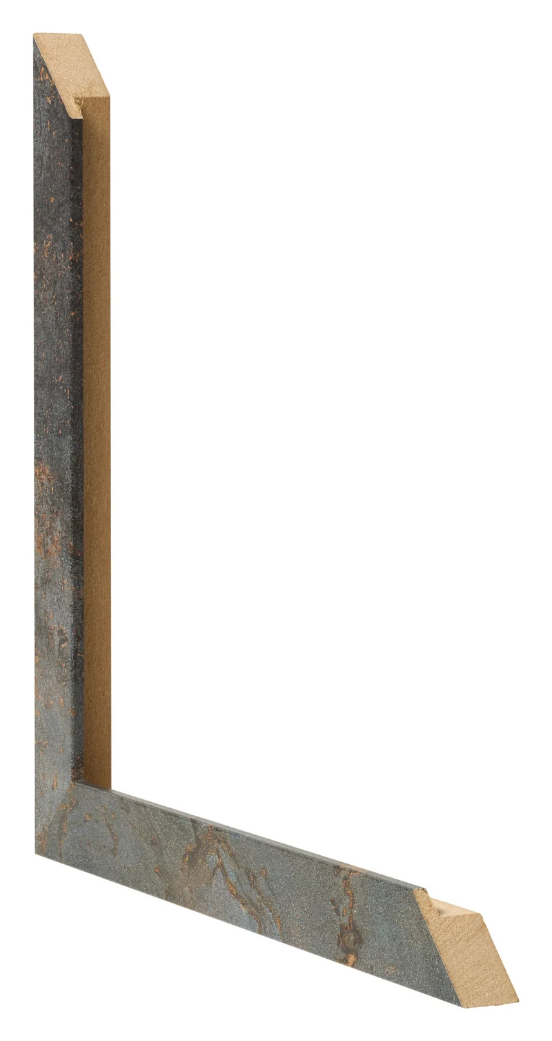 Bilderrahmen A3 - 29,7x42 cm - Oxidiertes Metall - MDF - Bologna
