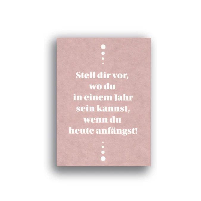 Postkarte • Stell Dir Vor Anfang