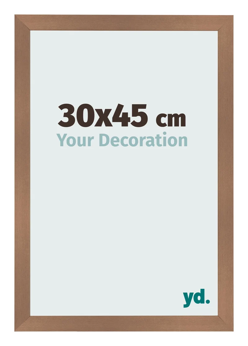 Bilderrahmen 30x45 cm - Kupfer Dekor - MDF - Bologna