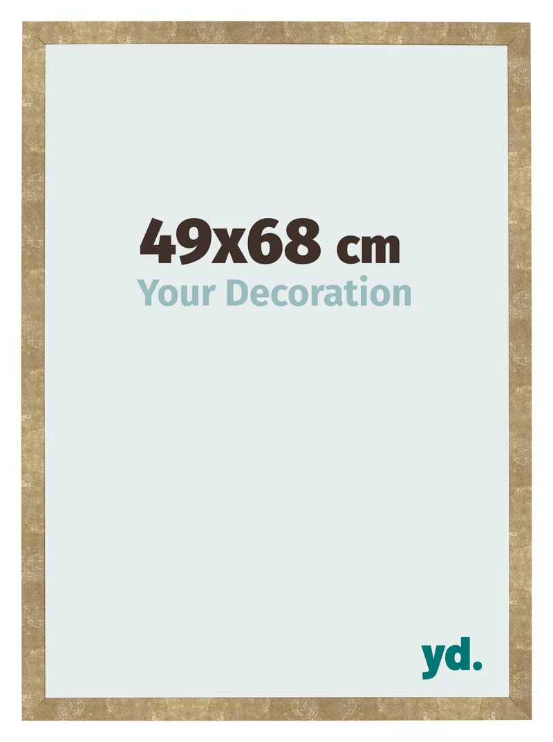 Bilderrahmen 49x68 cm - Gold Antik - MDF - Bologna