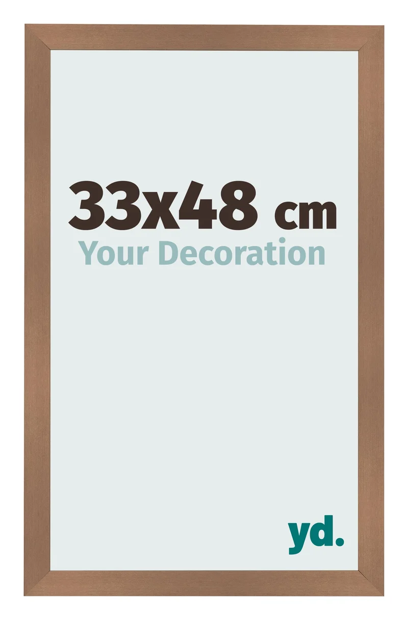 Bilderrahmen 33x48 cm - Kupfer Dekor - MDF - Bologna
