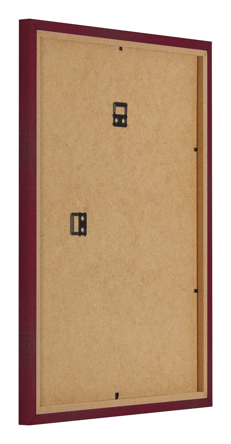 Bilderrahmen 46x61 cm - Weinrot Gewischt - MDF - Bologna