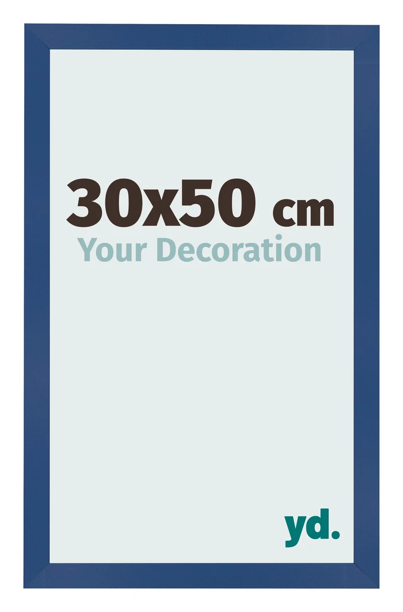 Bilderrahmen 30x50 cm - Dunkelblau - MDF - Bologna