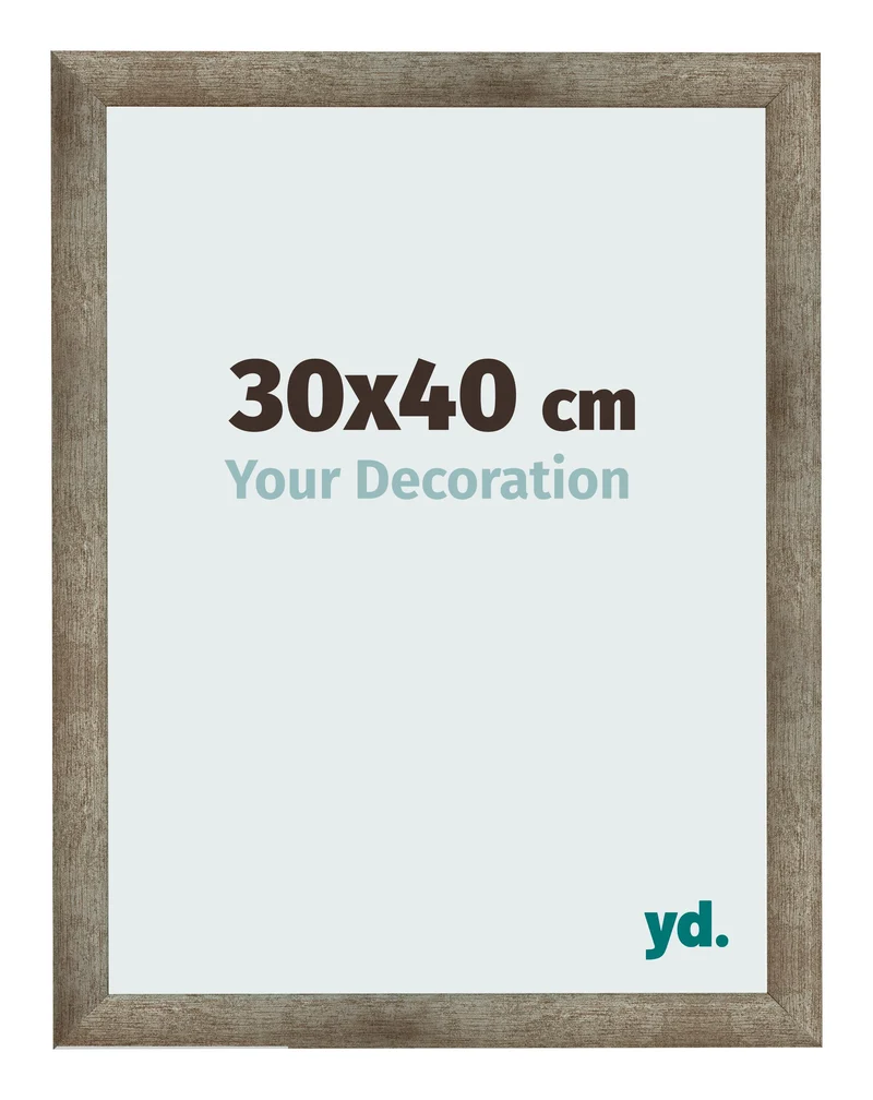 Bilderrahmen 30x40 cm - Metall Vintage - MDF - Bologna