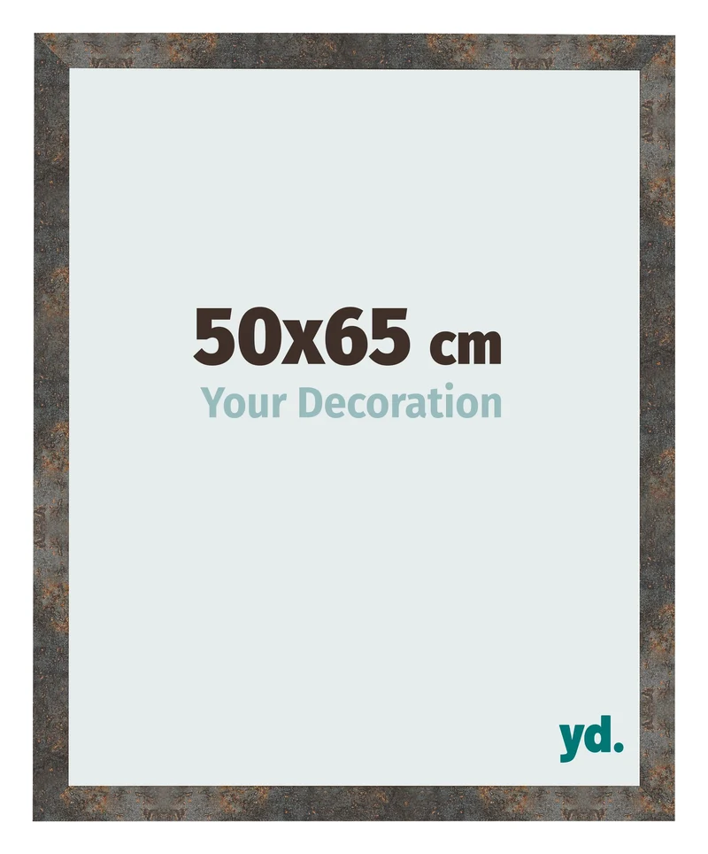 Bilderrahmen 50x65 cm - Oxidiertes Metall - MDF - Bologna