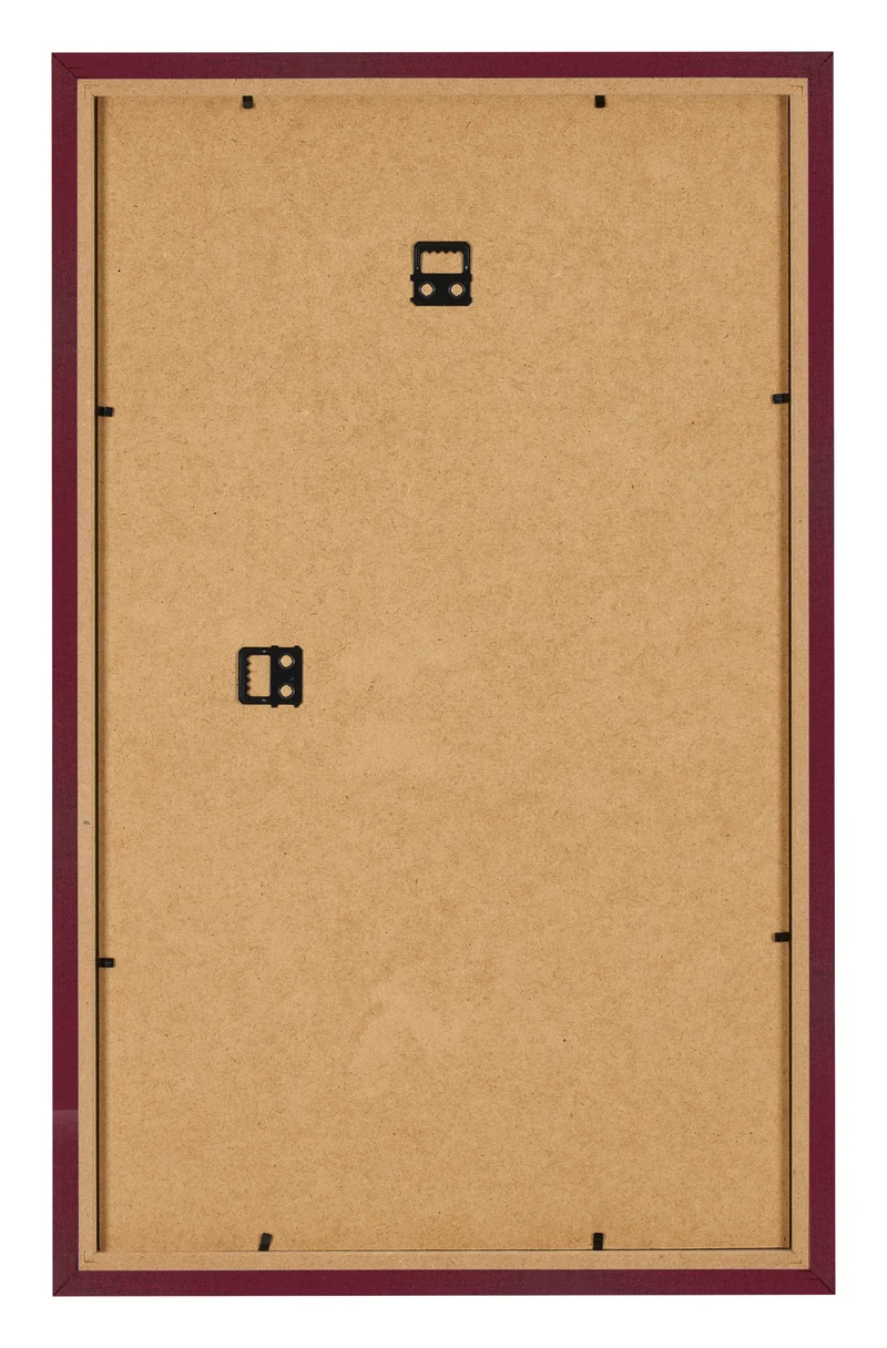 Bilderrahmen 30x50 cm - Weinrot Gewischt - MDF - Bologna