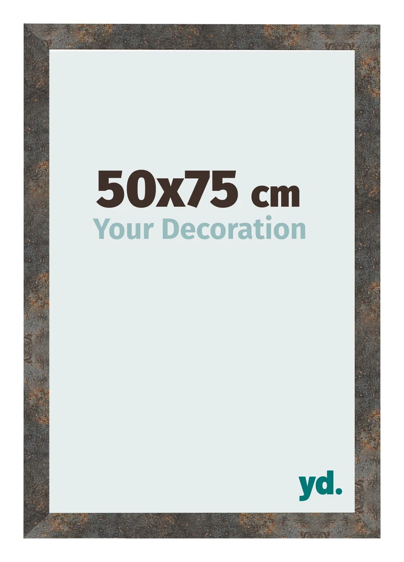 Bilderrahmen 50x75 cm - Oxidiertes Metall - MDF - Bologna