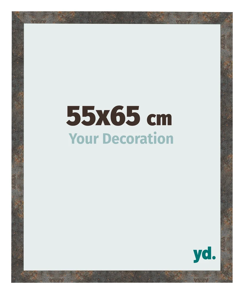 Bilderrahmen 55x65 cm - Oxidiertes Metall - MDF - Bologna