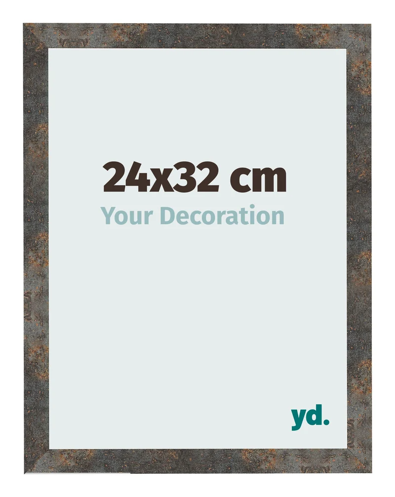 Bilderrahmen 24x32 cm - Oxidiertes Metall - MDF - Bologna