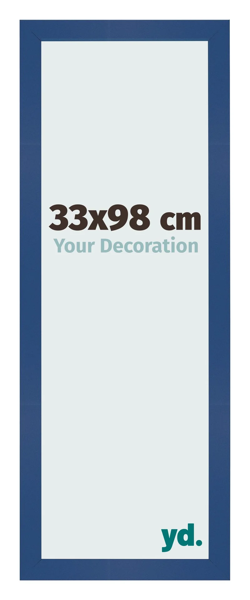 Bilderrahmen 33x98 cm - Dunkelblau - MDF - Bologna