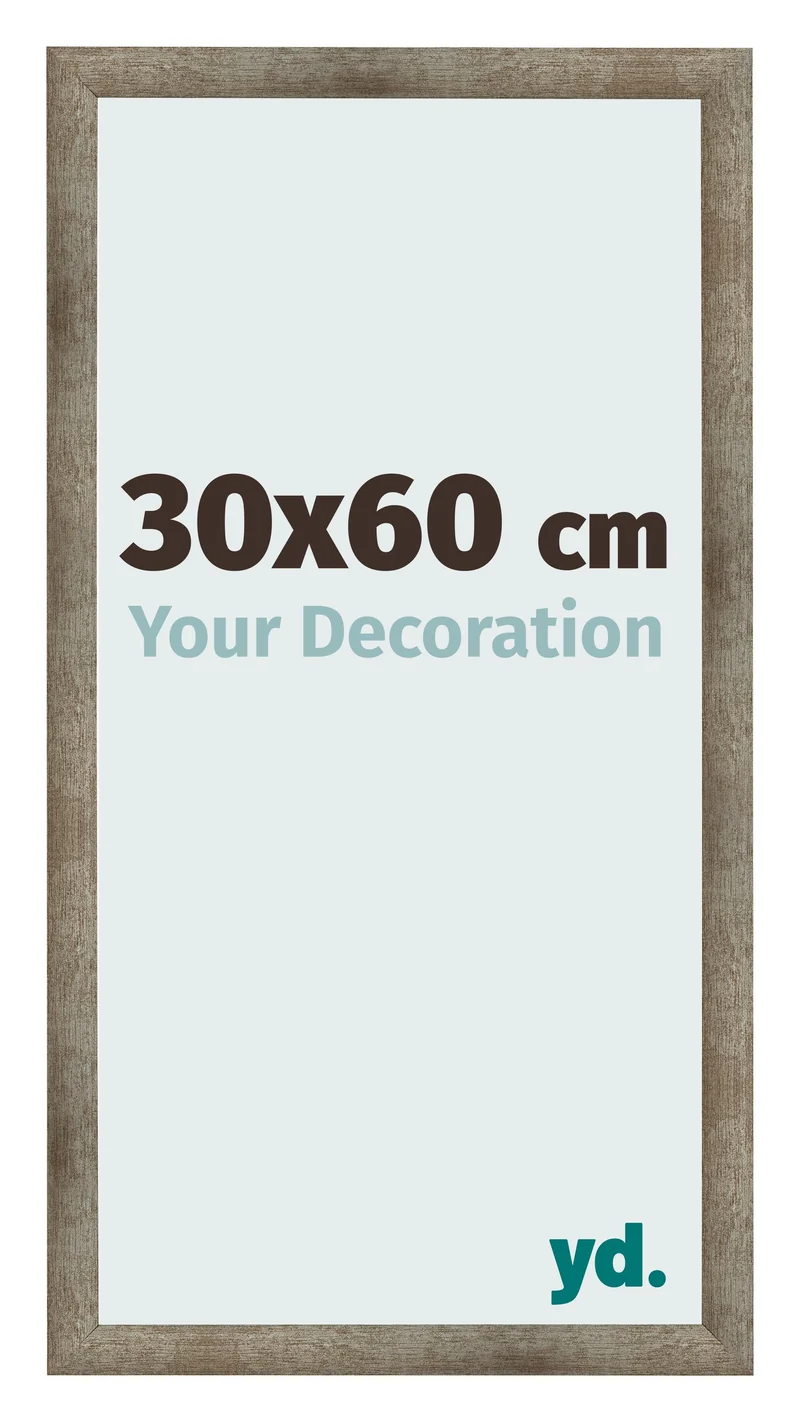 Bilderrahmen 30x60 cm - Metall Vintage - MDF - Bologna