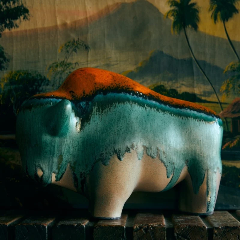 Ceramic Bull, limitierte Auflage - HKliving X Otto Keramik