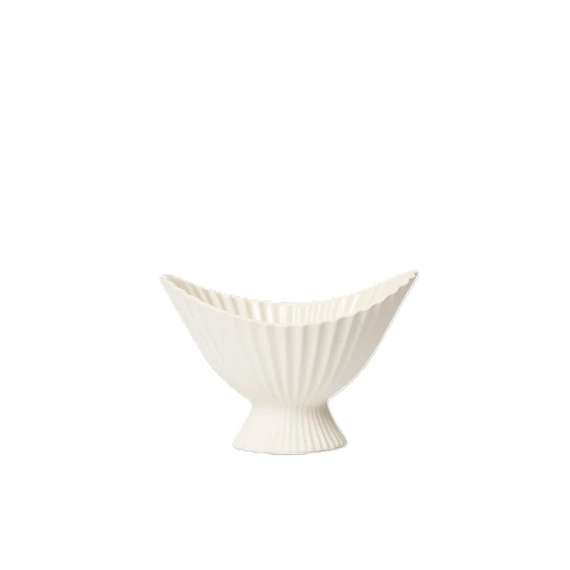 Fountain Schale mit Fuß Keramik & Glas - ferm LIVING