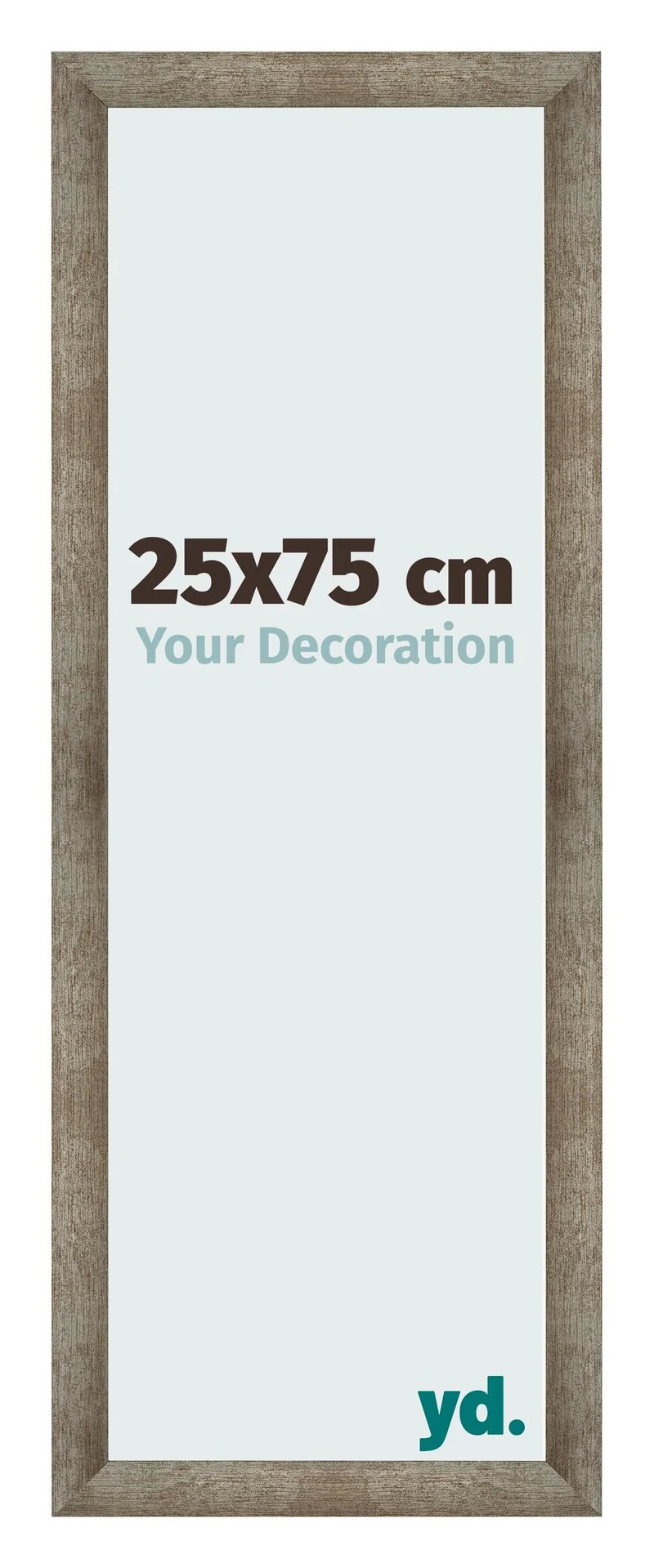 Bilderrahmen 25x75 cm - Metall Vintage - MDF - Bologna