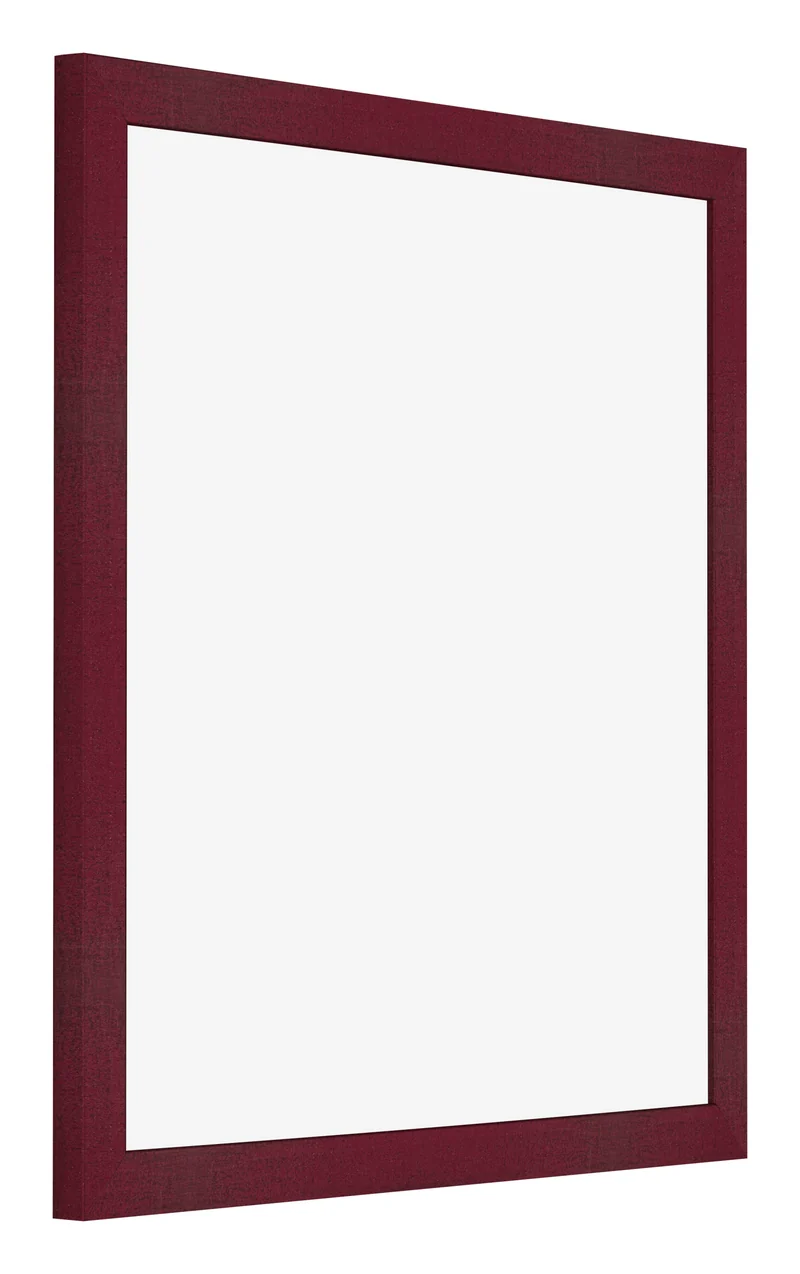 Bilderrahmen 60x60 cm - Weinrot Gewischt - MDF - Bologna