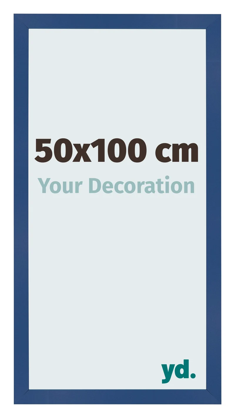 Bilderrahmen 50x100 cm - Dunkelblau - MDF - Bologna