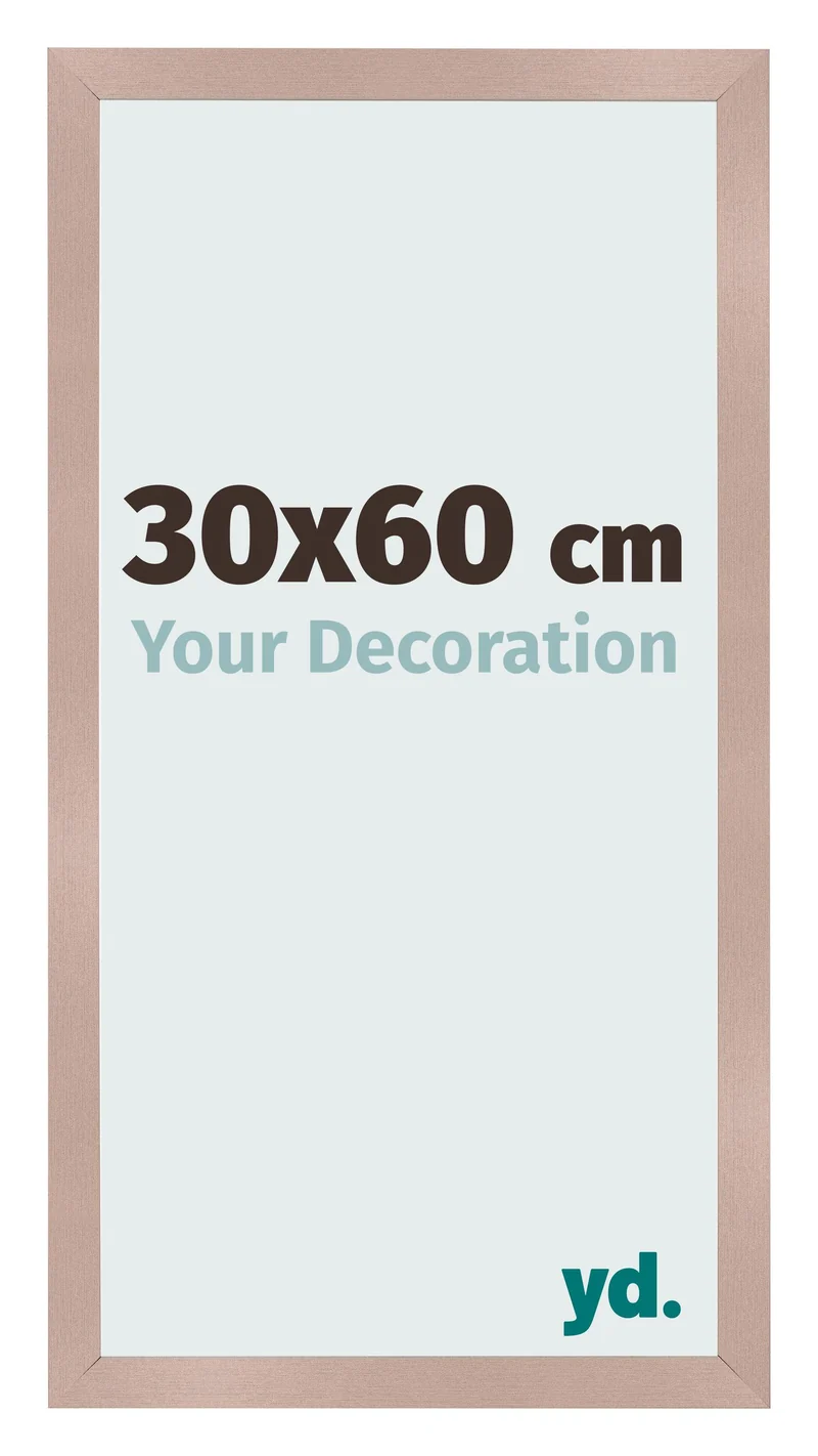 Bilderrahmen 30x60 cm - Altrosa - MDF - Bologna