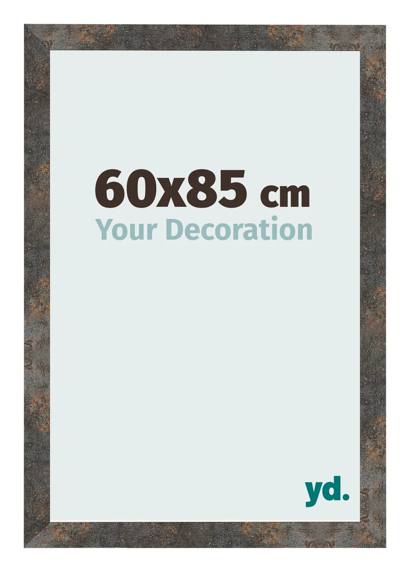 Bilderrahmen 60x85 cm - Oxidiertes Metall - MDF - Bologna