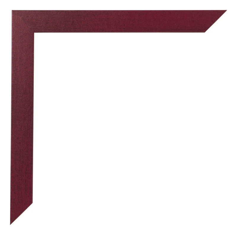 Bilderrahmen 40x60 cm - Weinrot Gewischt - MDF - Bologna