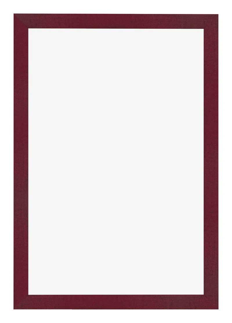 Bilderrahmen 61x91,5 cm - Weinrot Gewischt - MDF - Bologna